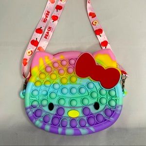 Kitty Crossbody Purse Push Bubble Pop Fidget Toy Stress Re…